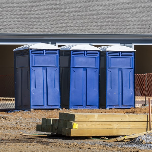 is there a specific order in which to place multiple portable toilets in Bogata